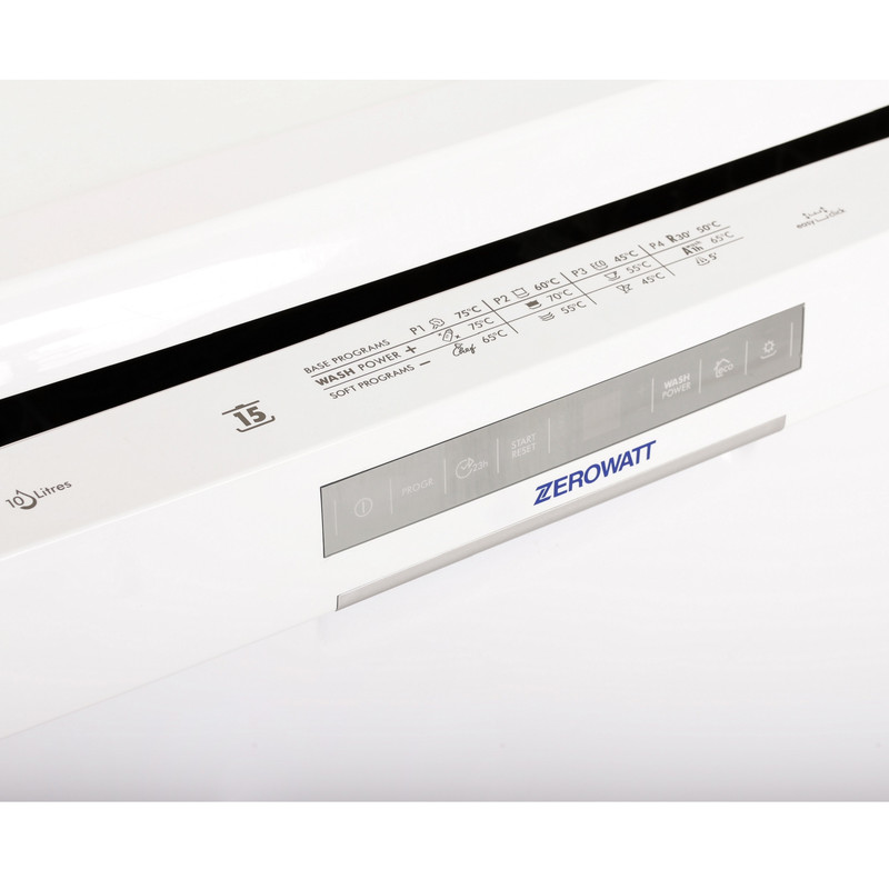 ماشین ظرفشویی زیرووات مدل ZDW-65540 WHITE