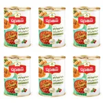 کنسرو مایه لوبیا پلو استانبولی پلو شهدین - 370 گرم بسته 6 عددی