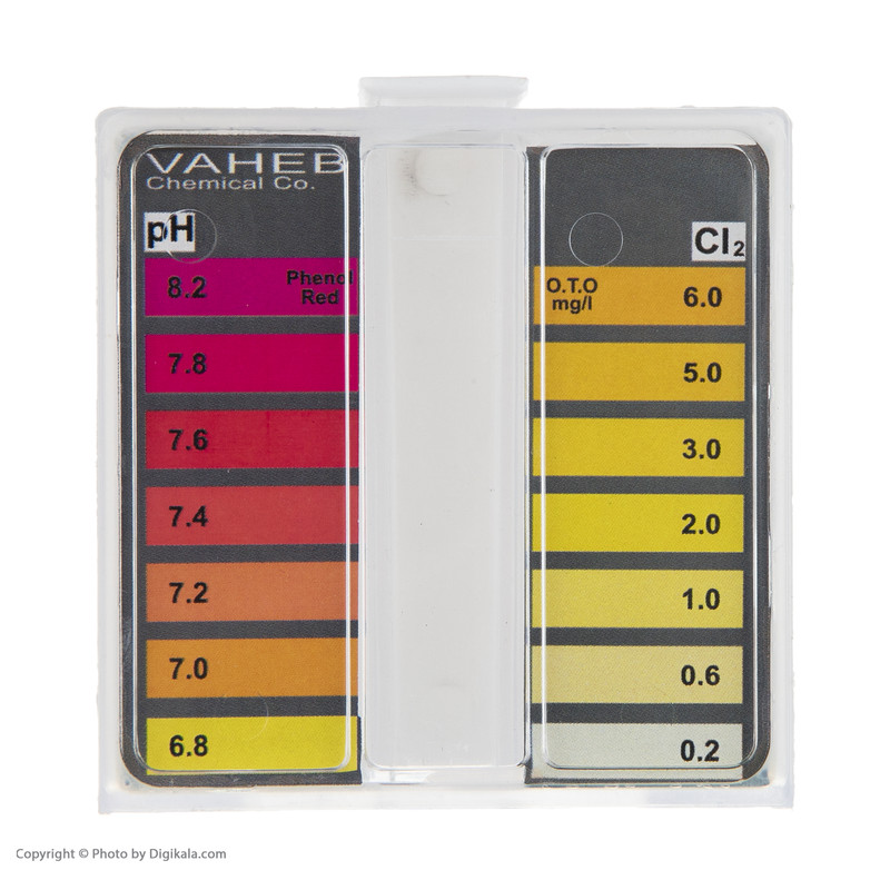 تست کیت کلر و پی اچ آب استخر واهب مدل CLPH