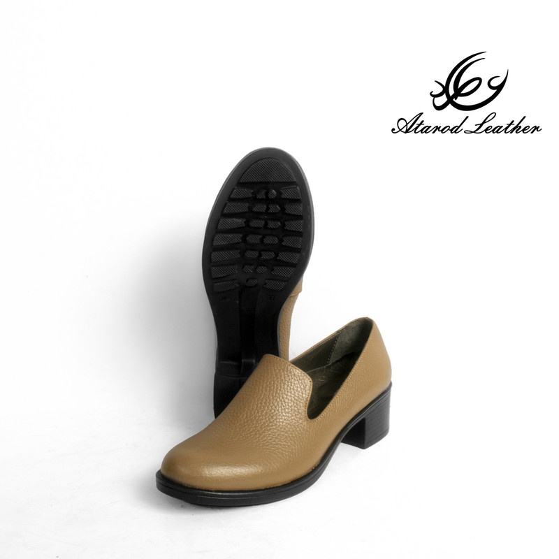 کفش زنانه چرم عطارد مدل چرم طبیعی کد SH169