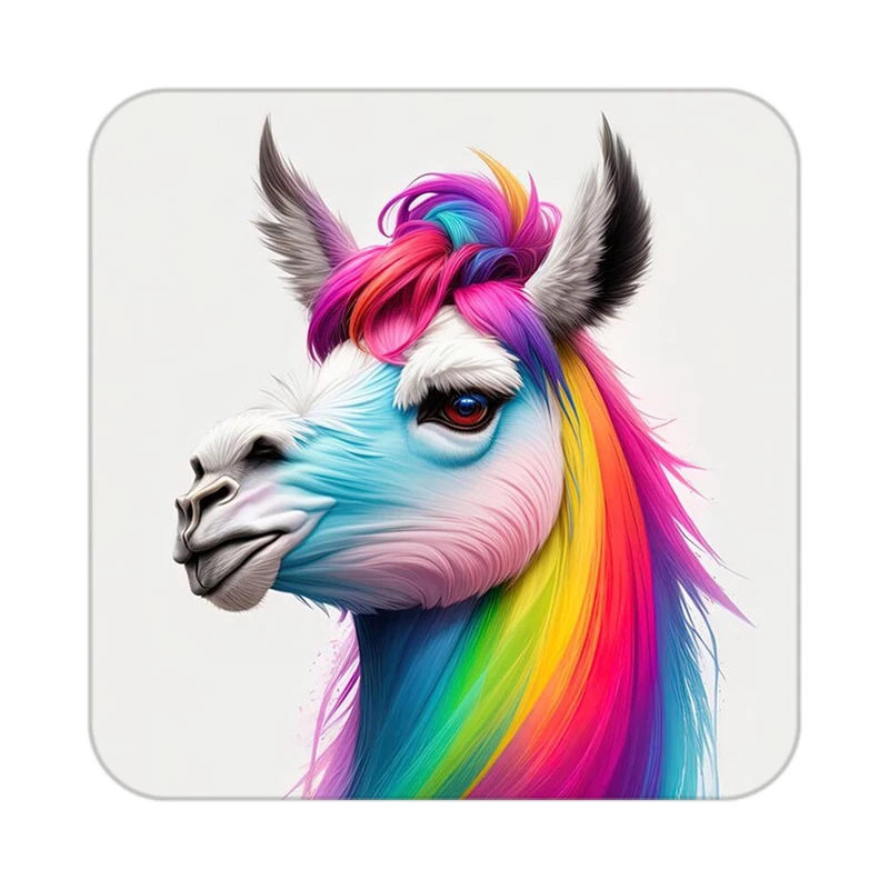 زیر لیوانی کاکتی طرح حیوانات رنگی مدل mp26946