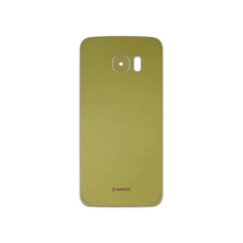 برچسب پوششی ماهوت مدل Matte-Gold مناسب برای گوشی موبایل سامسونگ Galaxy S7 Edge