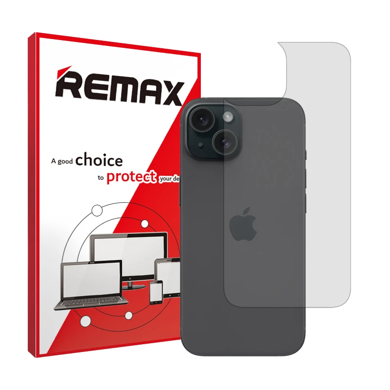 محافظ پشت گوشی شفاف ریمکس مدل HyGEL مناسب برای گوشی موبایل اپل iPhone 15