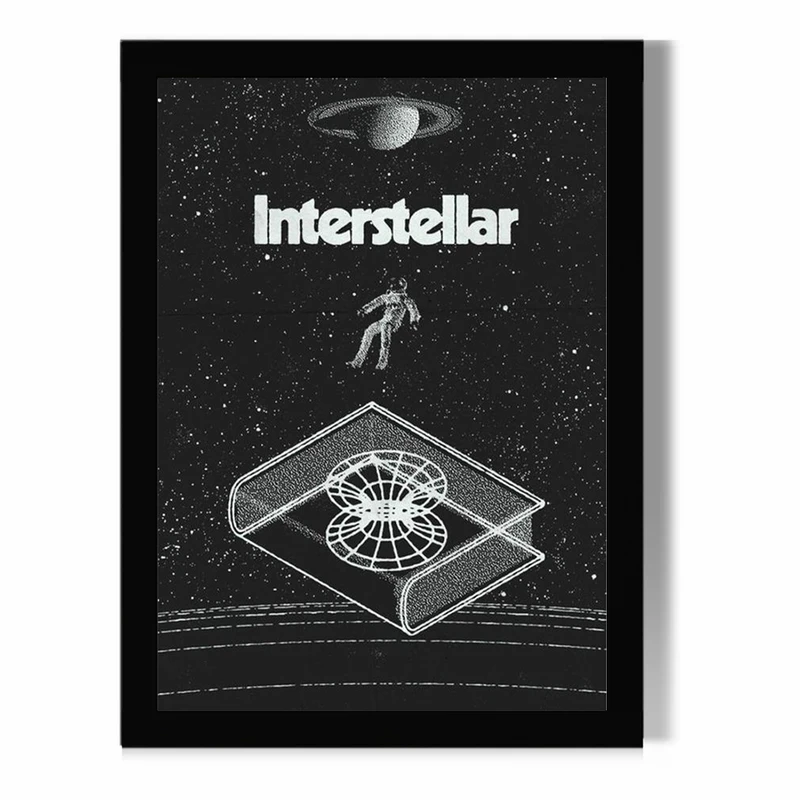 تابلو مدل دیواری طرح فیلم میان ستاره ای | Interstellar کد FD146