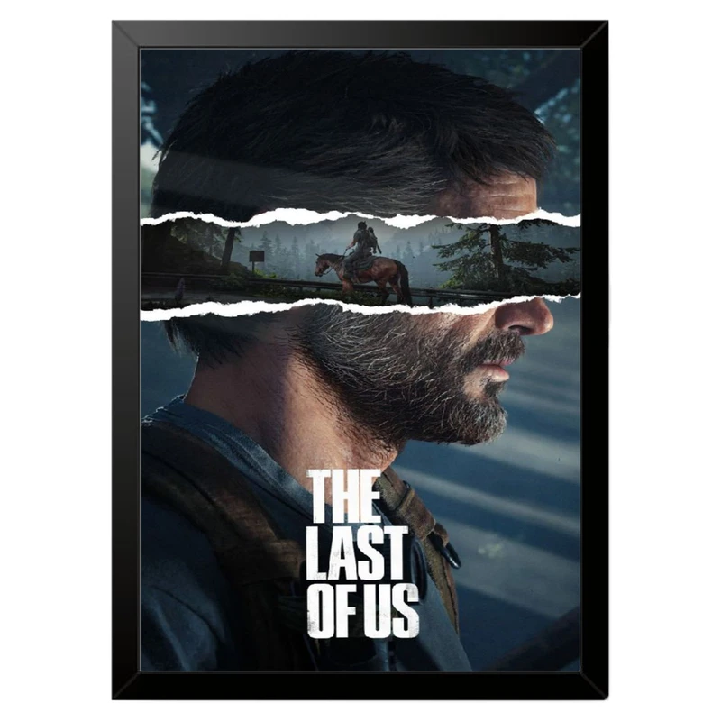 تابلو بکلیت طرح گیمینگ The Last of Us مدل b-po1623 فریم مشکی