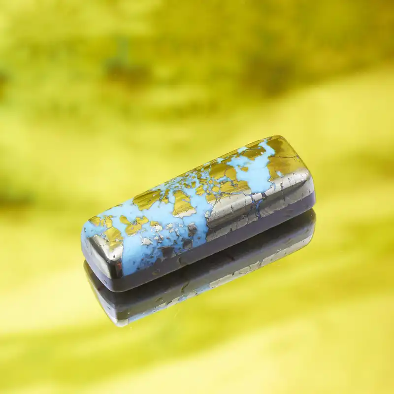 سنگ فیروزه مدل پیریت دار کد AF2