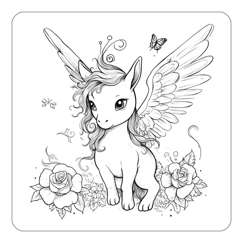 مگنت کاکتی طرح اسب تک شاخ و یونیکورن مدل mp31110