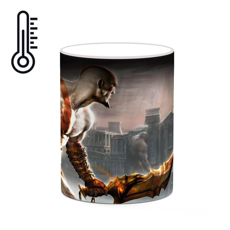 ماگ حرارتی کاکتی طرح گاد آف وار God Of War مدل mgh40944