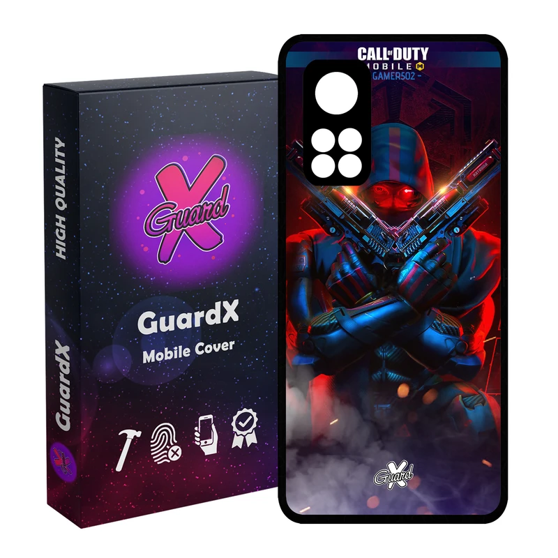 کاور گارد ایکس طرح Call Of Duty مدل Glass10388 مناسب برای گوشی موبایل شیائومی Mi 10T / Mi 10T Pro