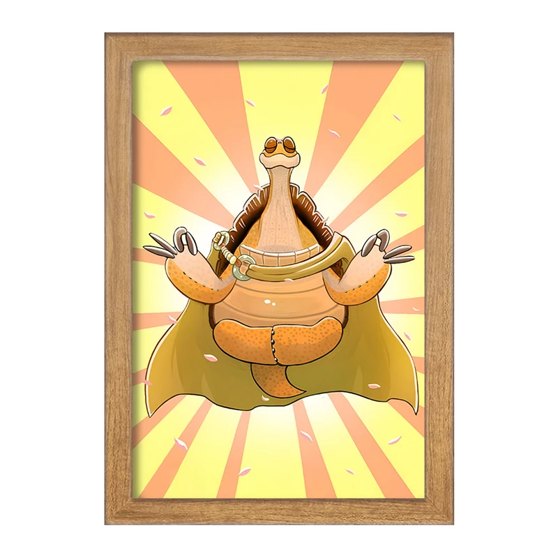 تابلو خندالو مدل پاندا کونگ فو کار کد F10352