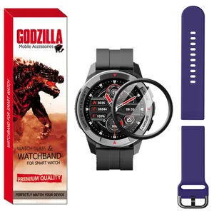 محافظ صفحه نمایش گودزیلا مدل GS-SIL-SQ مناسب برای ساعت هوشمند میبرو X1 به همراه بند