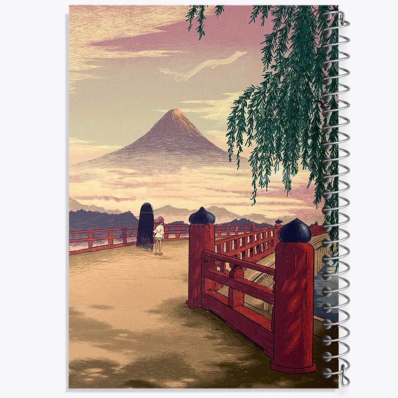 دفتر نقاشی 50 برگ خندالو طرح انیمه شهر اشباح (Spirited Away) کد F1809