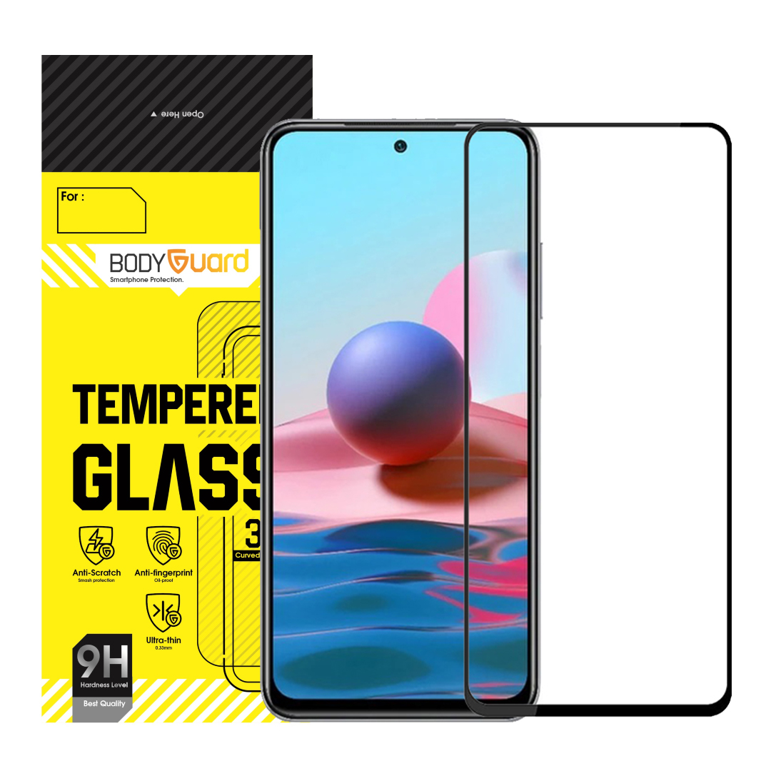 محافظ صفحه نمایش بادیگارد مدل FX مناسب برای گوشی موبایل شیائومی Redmi Note 10 4G