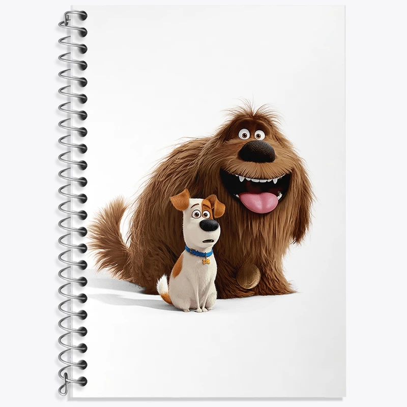 دفتر لغت 50 برگ خندالو طرح زندگی پنهان حیوانات خانگی کد F2077