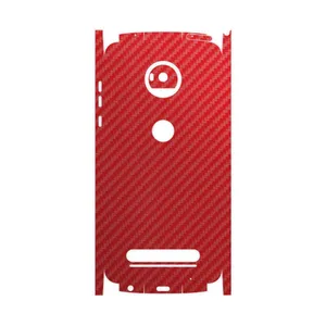 MAHOOT Red-Fiber-FullSkin Cover Sticker for Motorola Moto Z2 Play