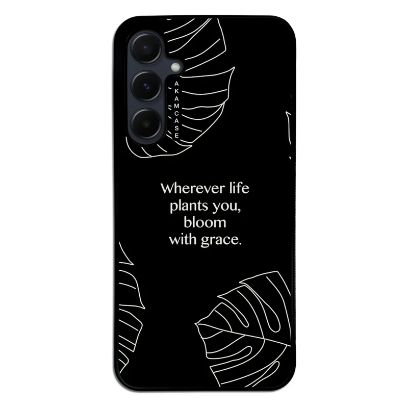 کاور آکام مدل AMC-WSGA55-QOUTES8 مناسب برای گوشی موبایل سامسونگ Galaxy A55