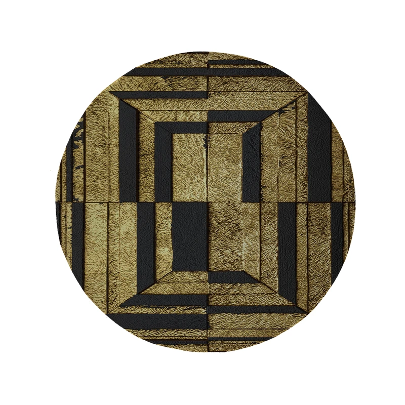 پادری مدل دایره طرح کلاسیک کد 8905 سایز 90 × 90 سانتی متر