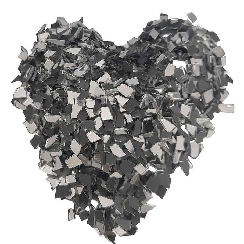 آینه مدل شکسته نامنظم کد 1.2miln وزن 300 گرم