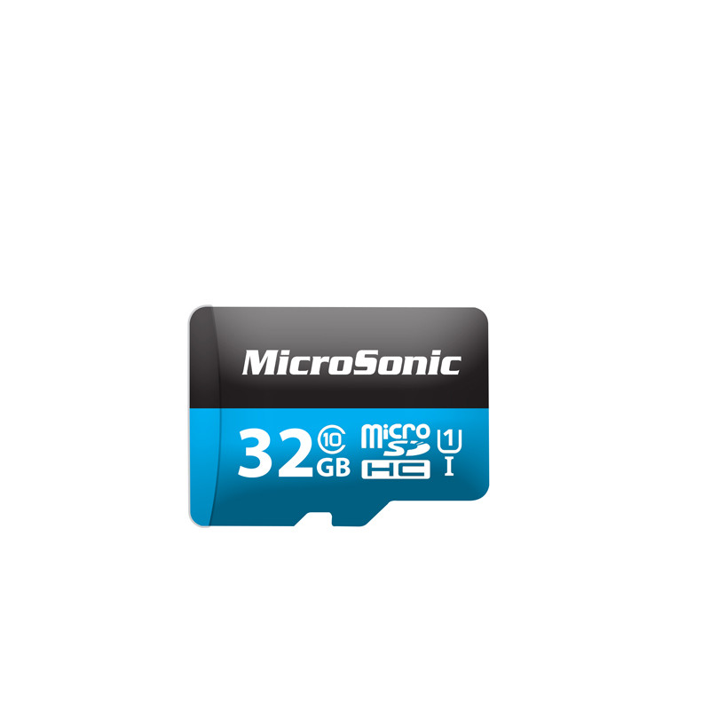 کارت حافظه microSDHC میکروسونیک مدل NC2010 کلاس 10 استاندارد UHS-I U1 سرعت 80MBps ظرفیت 32گیگابایت