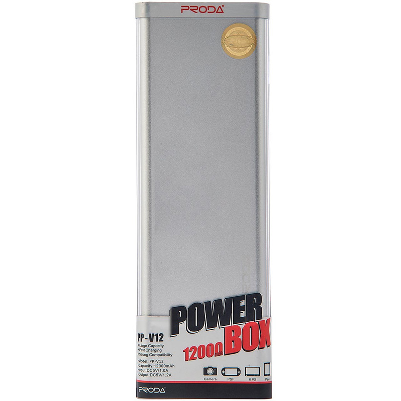 شارژر همراه ریمکس پرودا مدل PP-V12 با ظرفیت 12000 میلی آمپر ساعت