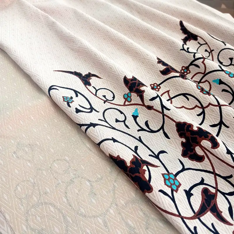 پارچه مانتو طرح پامچال کد P800-A