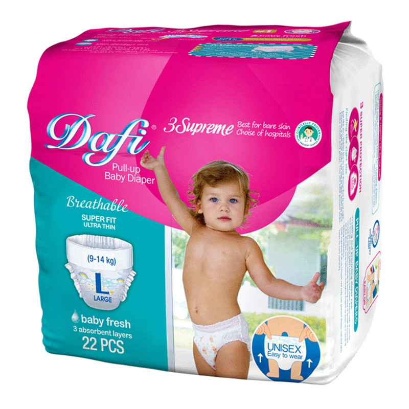 پوشک شورتی کودک دافی سایز بزرگ بسته 22 عددی