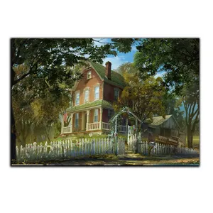 تابلو شاسی بکلیت طرح کلبه جنگلی مدل SH-S5324