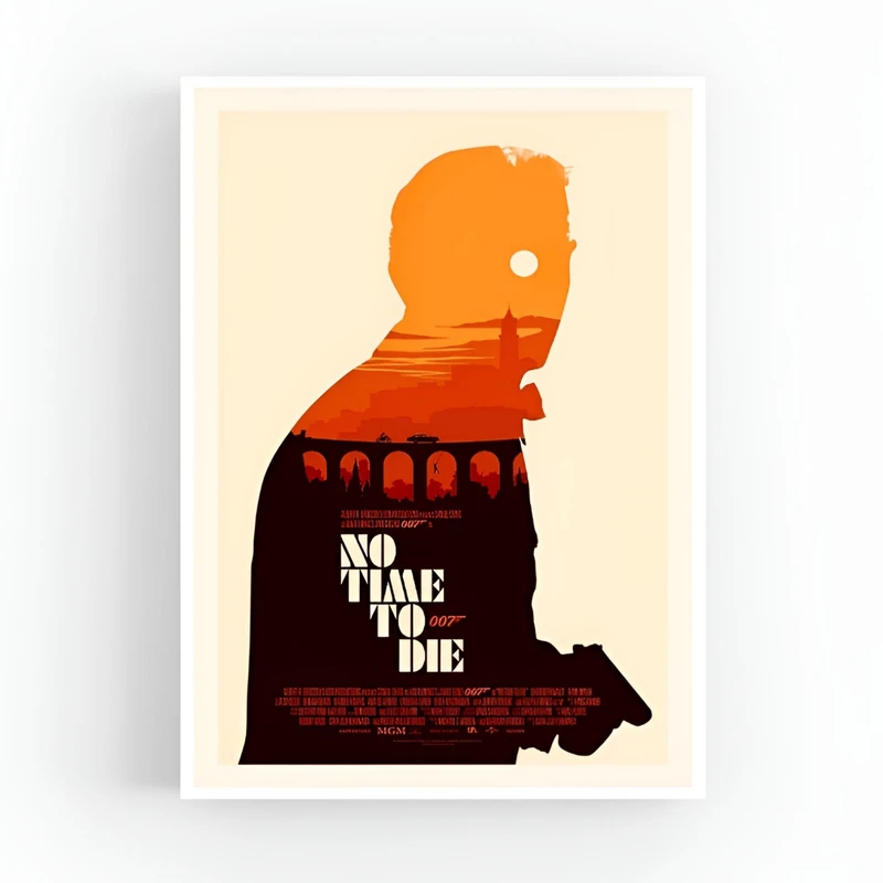 تابلو طرح فیلم no time to die