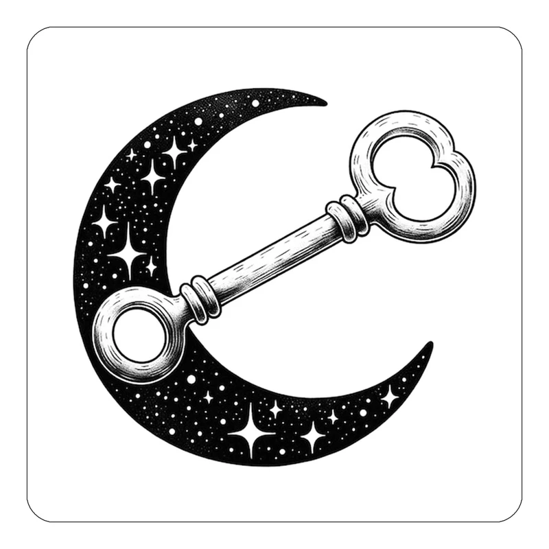 مگنت کاکتی طرح ماه و ستاره مدل mp51263