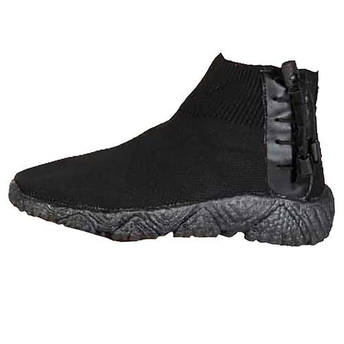 کفش پیاده روی زنانه مدل ساقدار جورابی رنگ مشکی