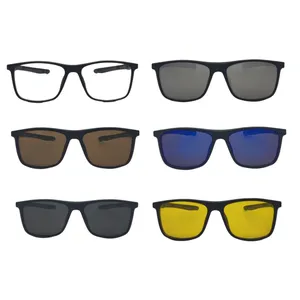 فریم عینک طبی ویفری مدل TR2509A به همراه کاور آفتابی مجموعه 6 عددی