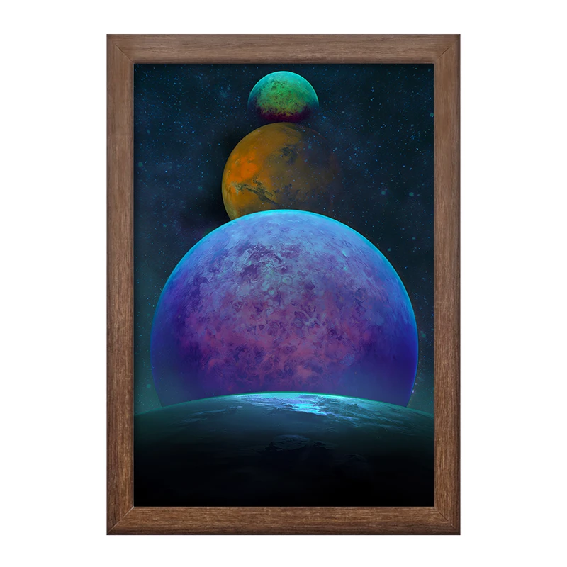 تابلو خندالو طرح کهکشان (galaxy) کد F6718