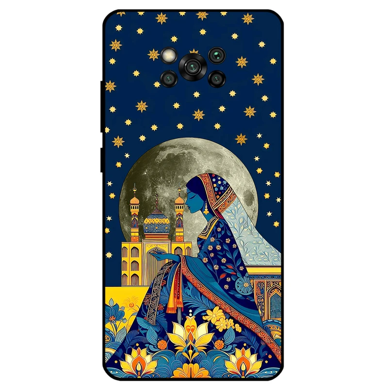 کاور مگافون طرح نماز مدل 1902 مناسب برای گوشی موبایل شیائومی Poco X3 / X3 NFC / X3 Pro 