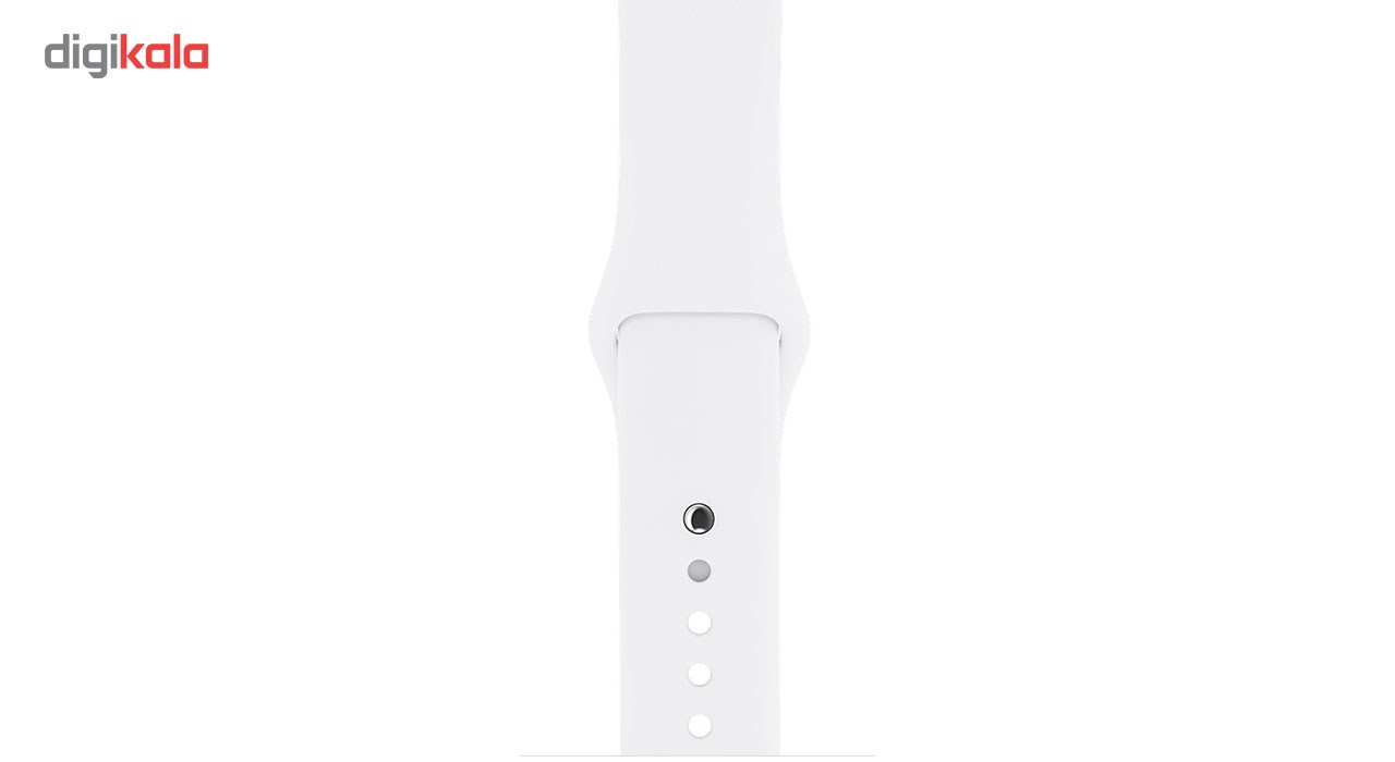 قیمت ساعت هوشمند اپل واچ سری 2 مدل 38mm Stainless Steel Case with White Sport Silicon Band