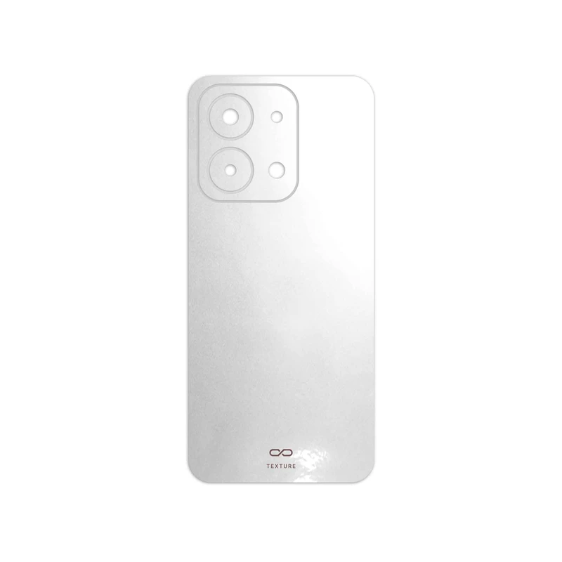 برچسب پوششی ماهوت مدل Metallic-White مناسب برای گوشی موبایل شیائومی Redmi 15C 4G