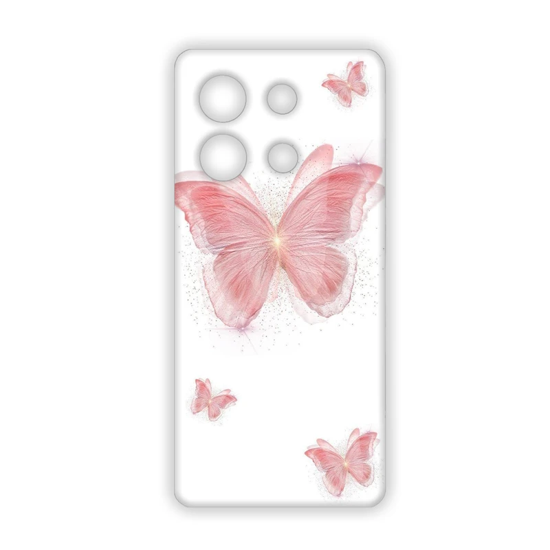کاور مدل پروانه کد 074 مناسب برای گوشی موبایل شیائومی Redmi Note 13 Pro (4G) / Poco M6 Pro (4G)