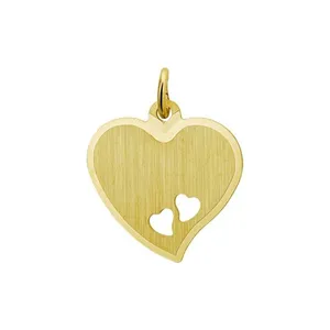 آویز گردنبند طلا 18 عیار زنانه قیراط طرح قلب کد GH4897