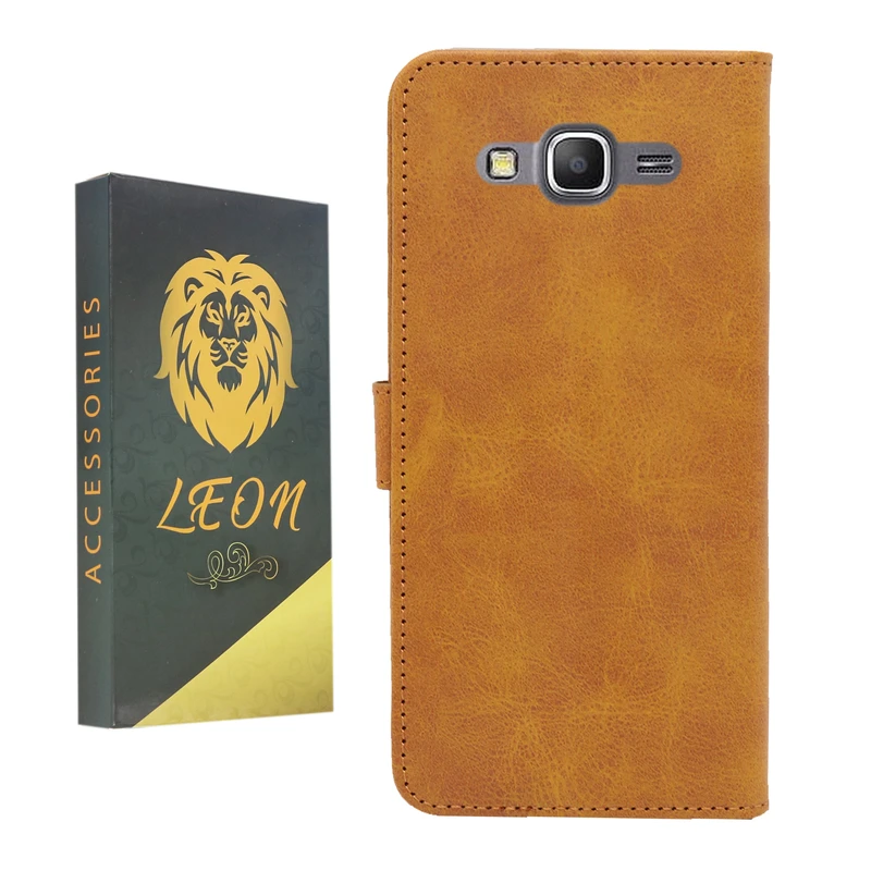 کیف کلاسوری لئون مدل Bersa مناسب برای گوشی موبایل سامسونگ Galaxy G530  