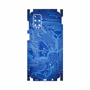 MAHOOT Blue Printed Circuit Board-FullSkin Cover Sticker for Samsung Galaxy M51