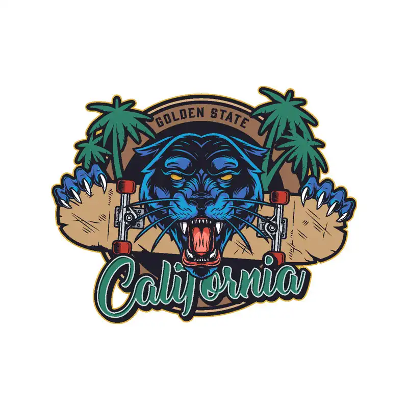 برچسب بدنه خودرو رایسان طرح gang کد st0135