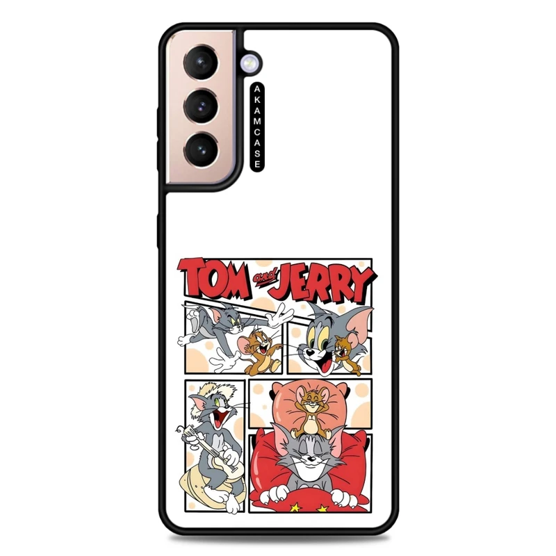 کاور آکام مدل AMC-WSGS21P-TOM & JERRY13 مناسب برای گوشی موبایل سامسونگ Galaxy S21 Plus