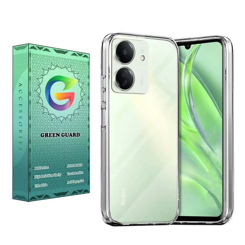 کاور گرین گارد مدل Transparent مناسب برای گوشی موبایل شیائومی Redmi 13C / Poco C65