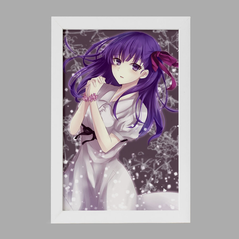 تابلو خندالو مدل ساکورا انیمه فیت استی نایت Fate Stay Night کد 22771