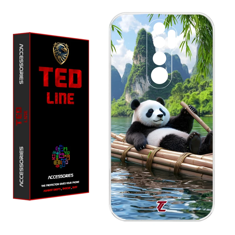 کاور تدلاین طرح پاندا کد 1162 مناسب برای گوشی موبایل شیائومی Redmi Note 8 Pro