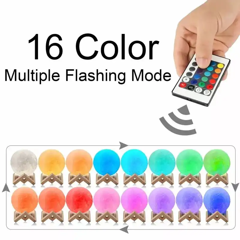 آباژور رومیزی مدل کره ماه کد M4