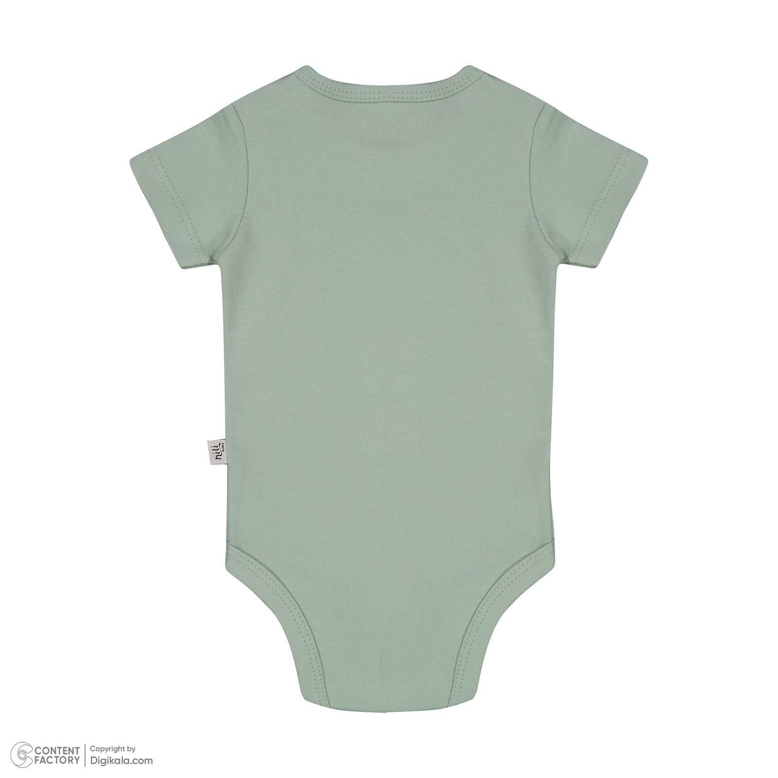 ست 3 تکه لباس پسرانه نوزادی ایندیگو مدل 140211004 -  - 4