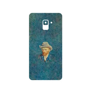 MAHOOT Self portrait with a gray felt hat Cover Sticker for Samsung Galaxy A8 Plus 2018