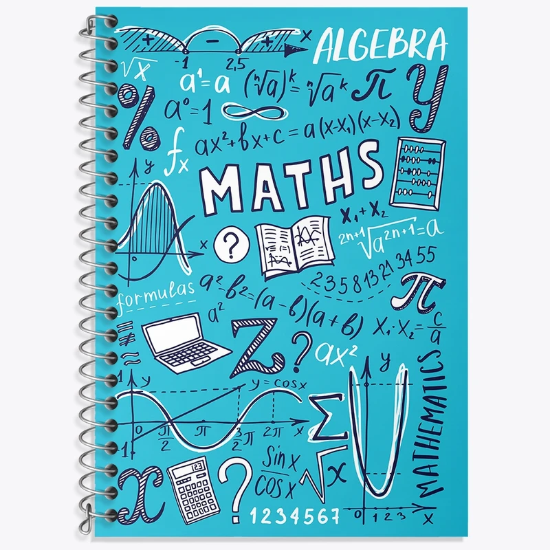 دفتر لغت 50 برگ خندالو طرح ریاضی کد N901