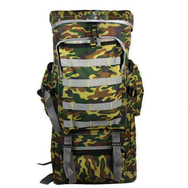 کوله پشتی کوهنوردی 60 لیتری طرح ارتشی کد GRN 022