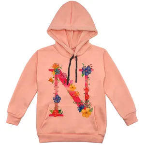 هودی دخترانه مدل F71 N رنگ گلبهی